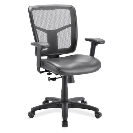 Officesource CoolMesh Basic Collection Task Chair with Arms and Black Frame OSTW8905LBK